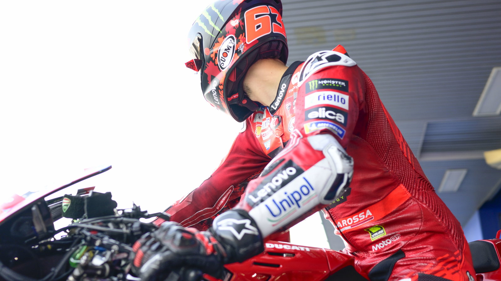 Francesco Bagnaia, 2025 MotoGP Buriram Test. Credit: Gold and Goose.