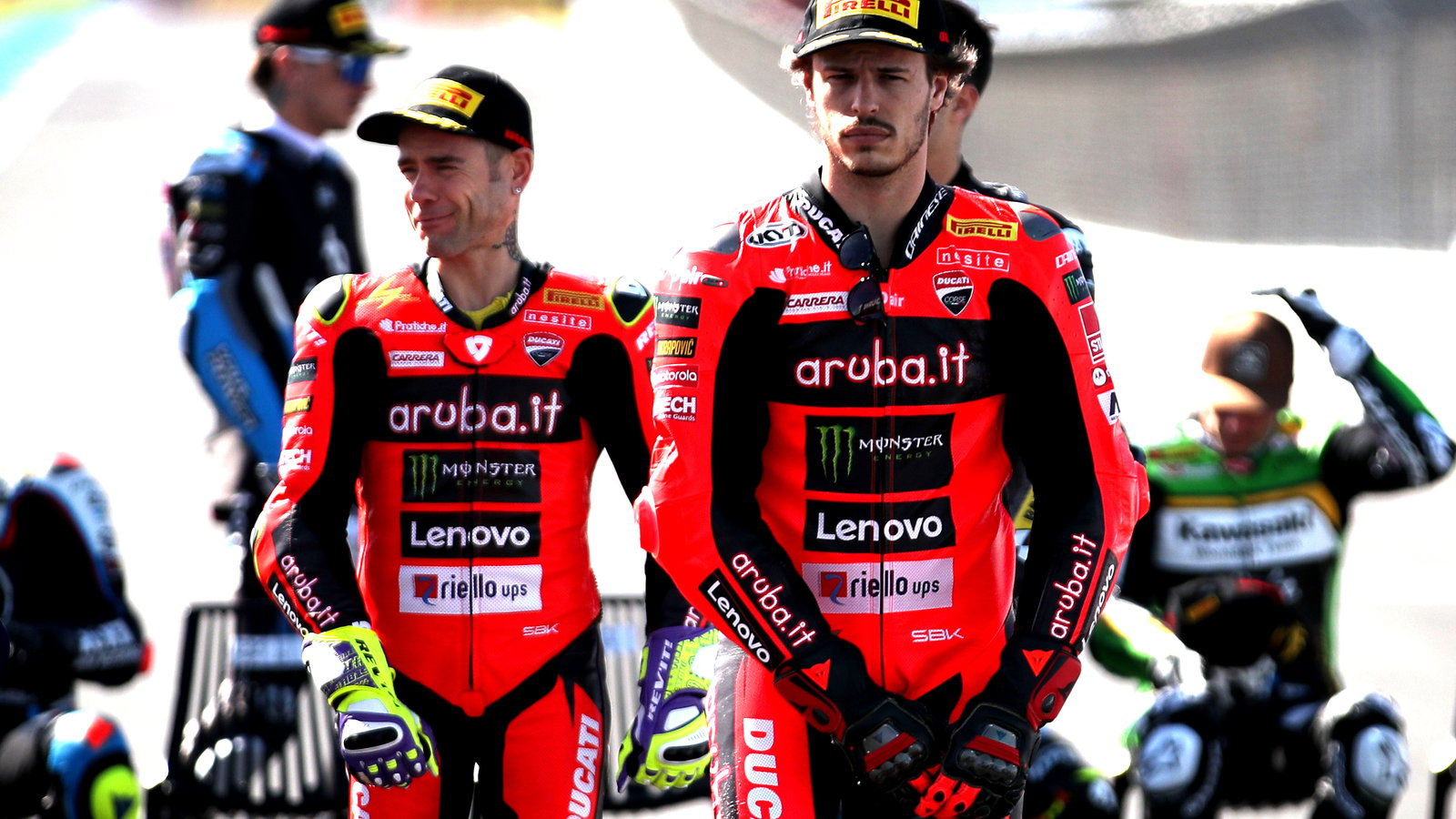 Alvaro Bautista, Nicolo Bulega, Aruba.it Ducati, 2025 Australian WSBK