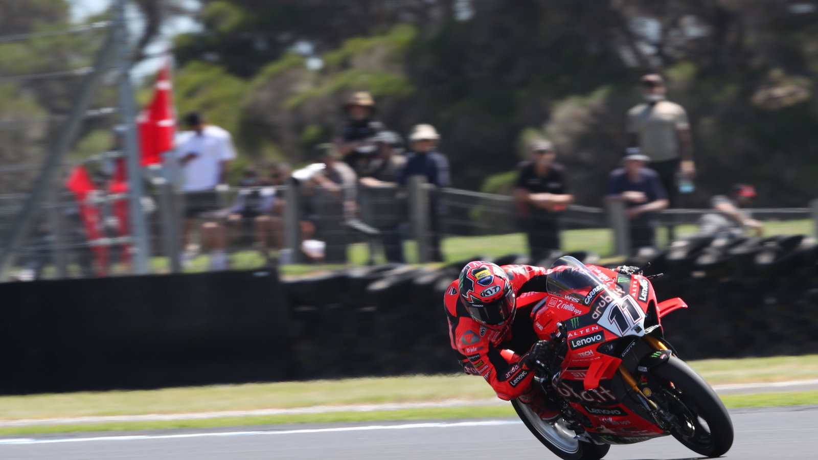 Nicolo Bulega, 2025 Australian WorldSBK. Credit: Gold and Goose.