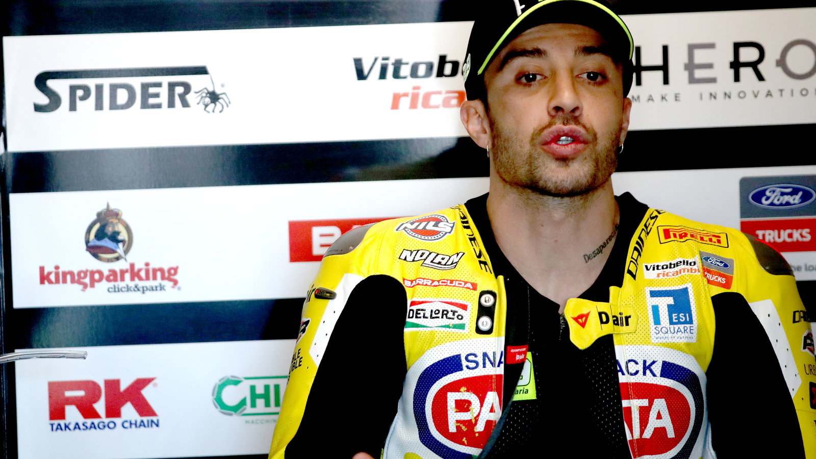 Andrea Iannone, 2025 Australian WorldSBK, pit box. Credit: Gold and Goose.