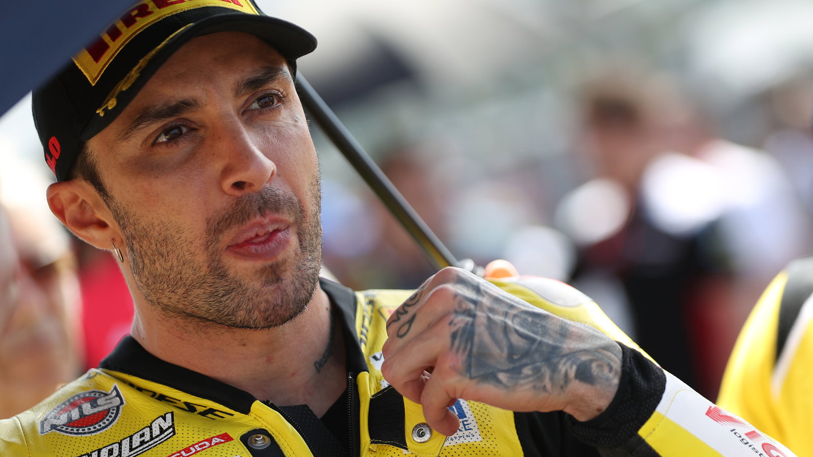 Andrea Iannone, 2025 Australian WorldSBK, grid. Credit: Gold and Goose.