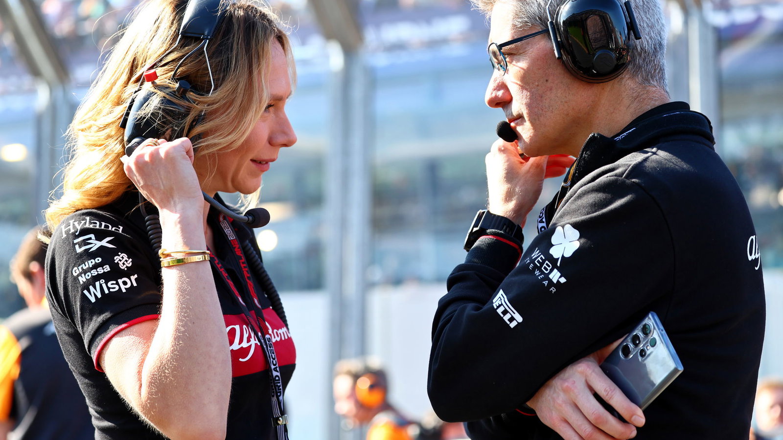 Ruth Buscombe (left)