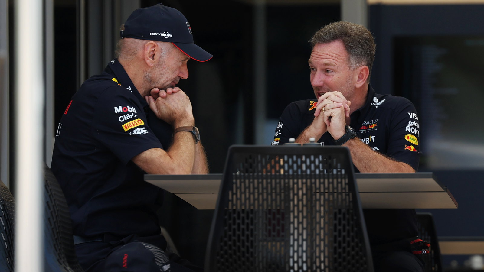 Adrian Newey and Christian Horner 