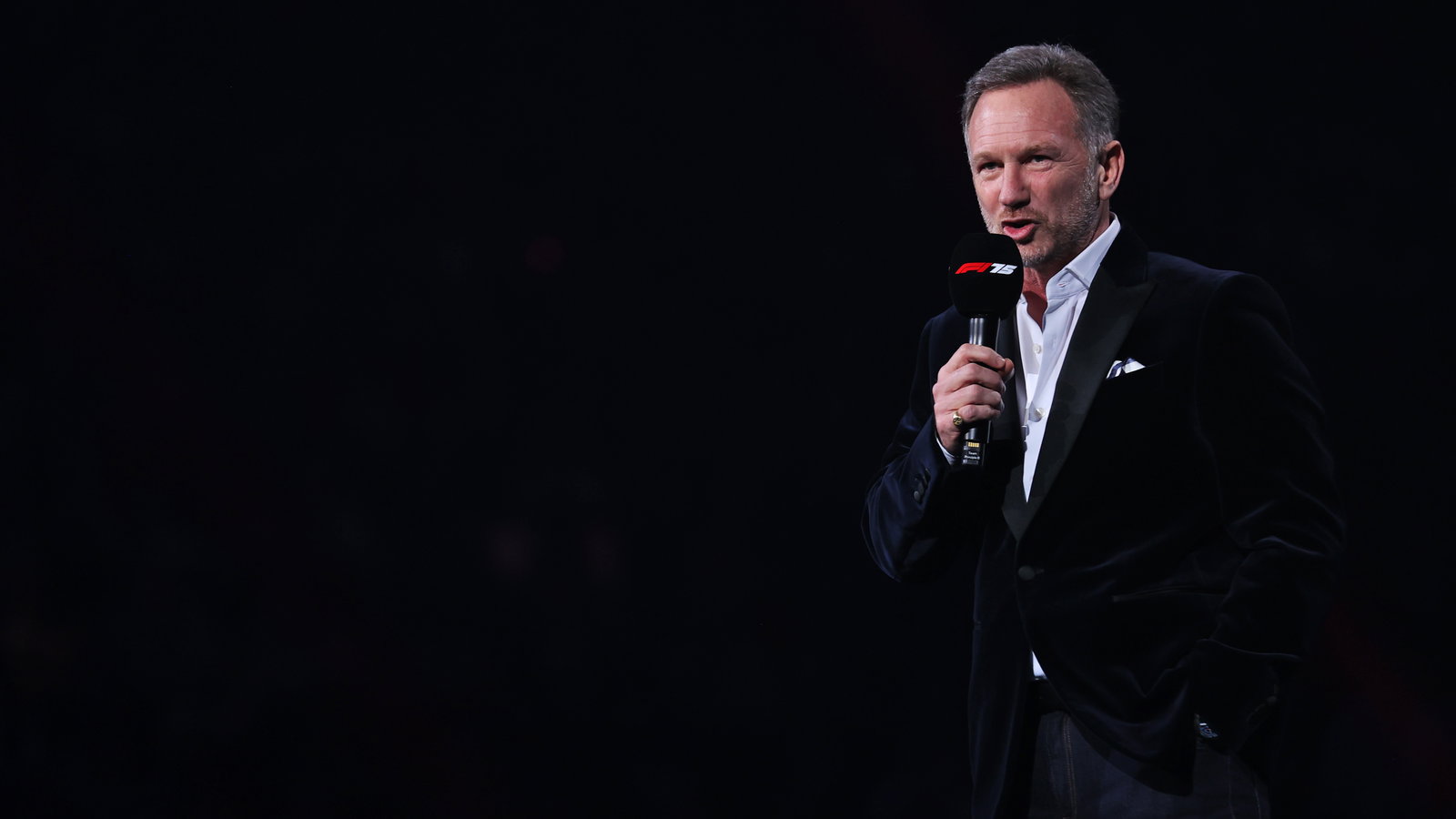 Christian Horner could not escape the boos at the O2