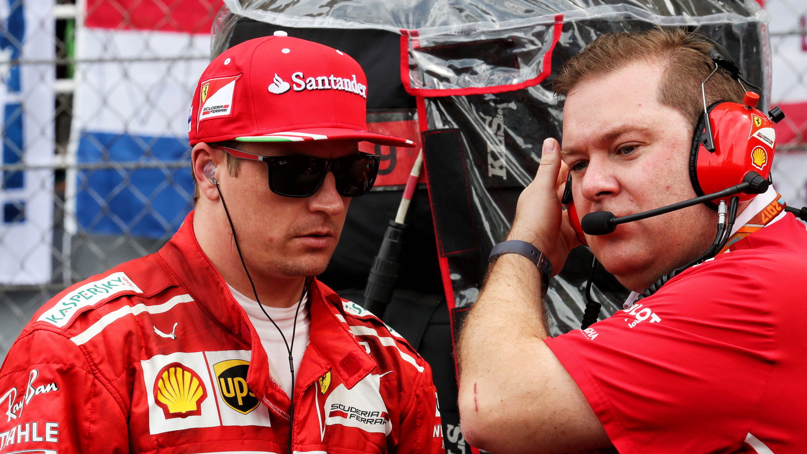 Kimi Raikkonen and Dave Greenwood