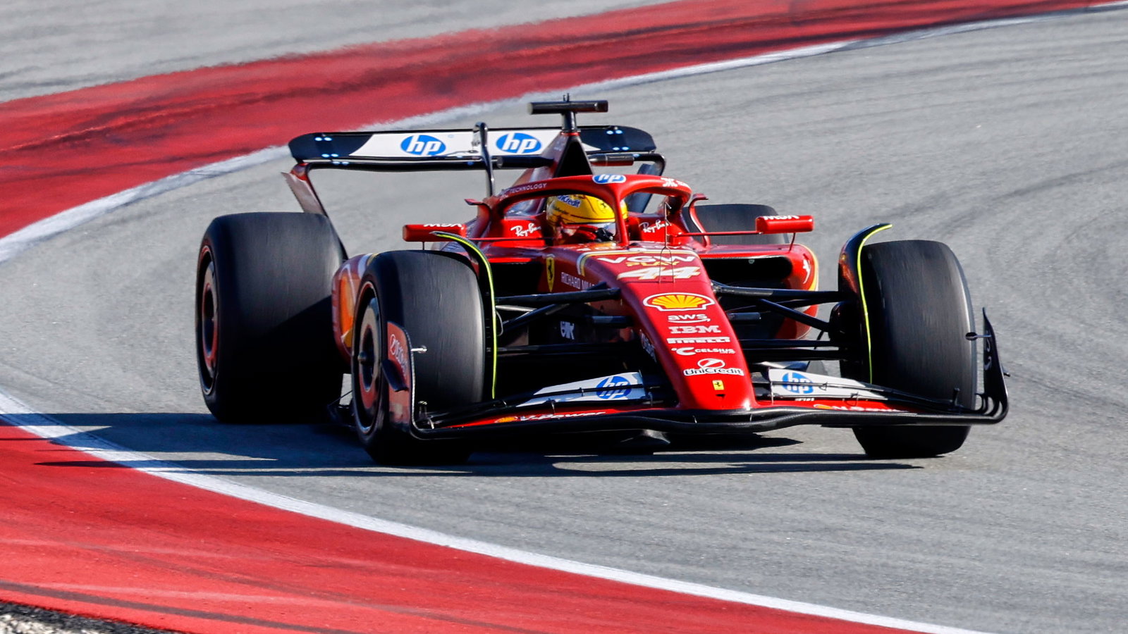 Lewis Hamilton drove Ferrari's 2024 car for the first time