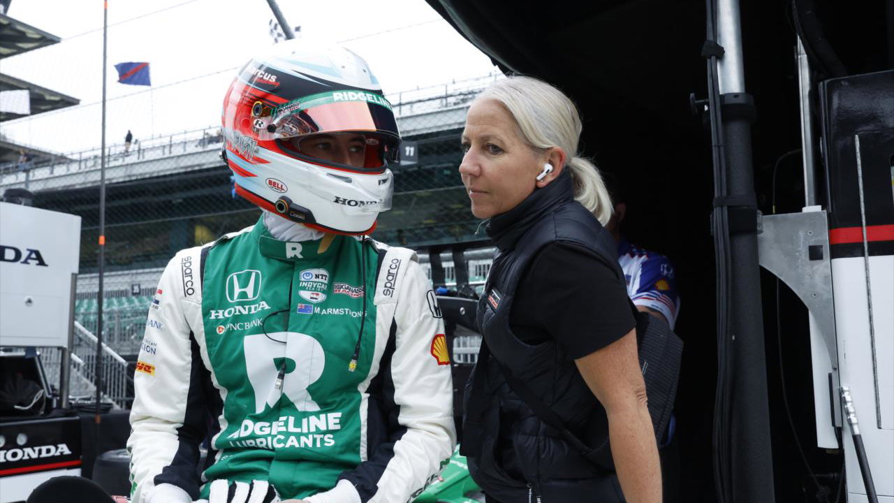 Marcus Armstrong with Angela Cullen 