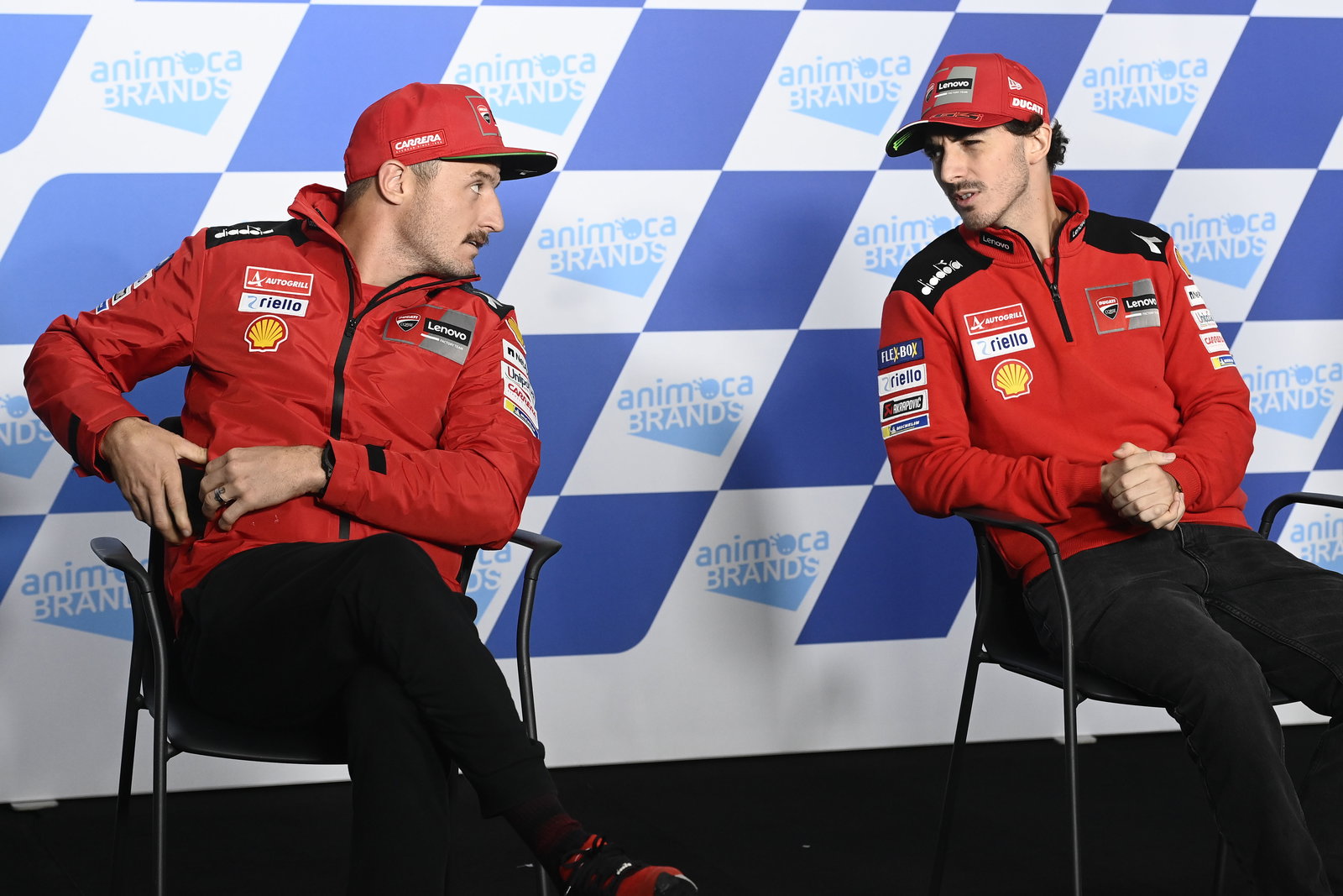 Miller, Bagnaia in 2022