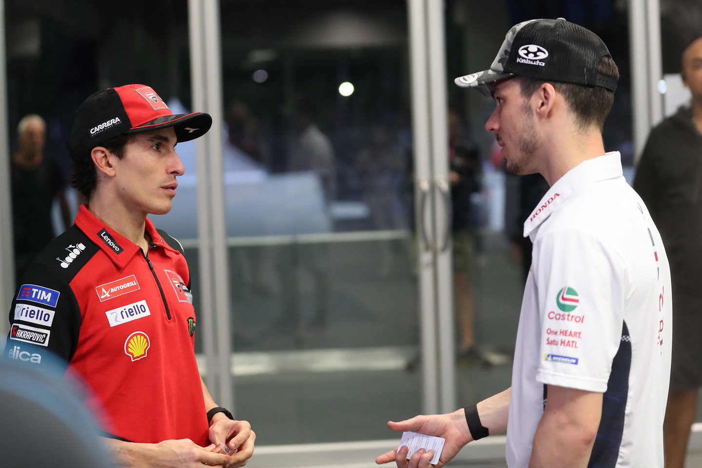 Joan Mir and Marc Marquez