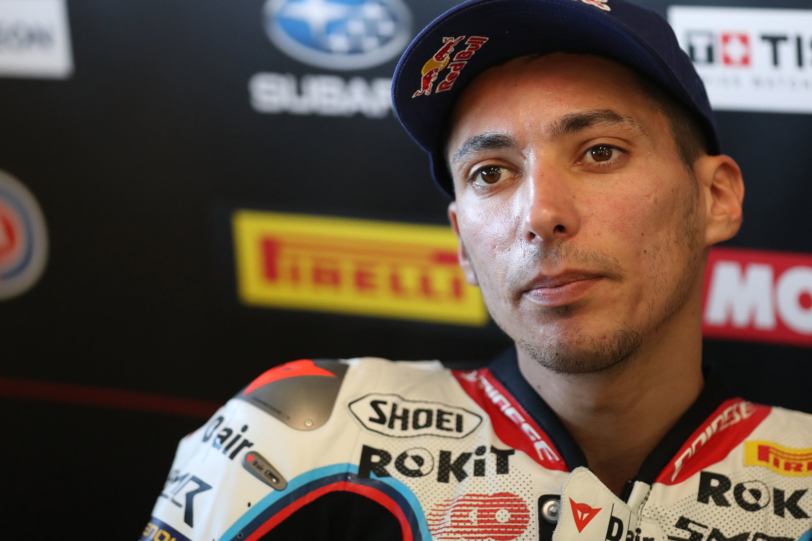 Toprak Razgatlioglu, 2025 Australian WorldSBK, media debrief. Credit: Gold and Goose.