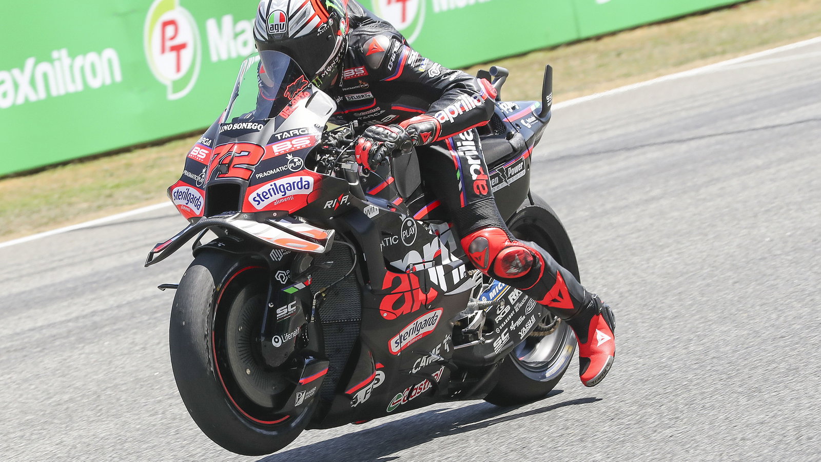 Marco Bezzecchi, 2025 MotoGP Thai Grand Prix, practice start. Credit: Gold and Goose.