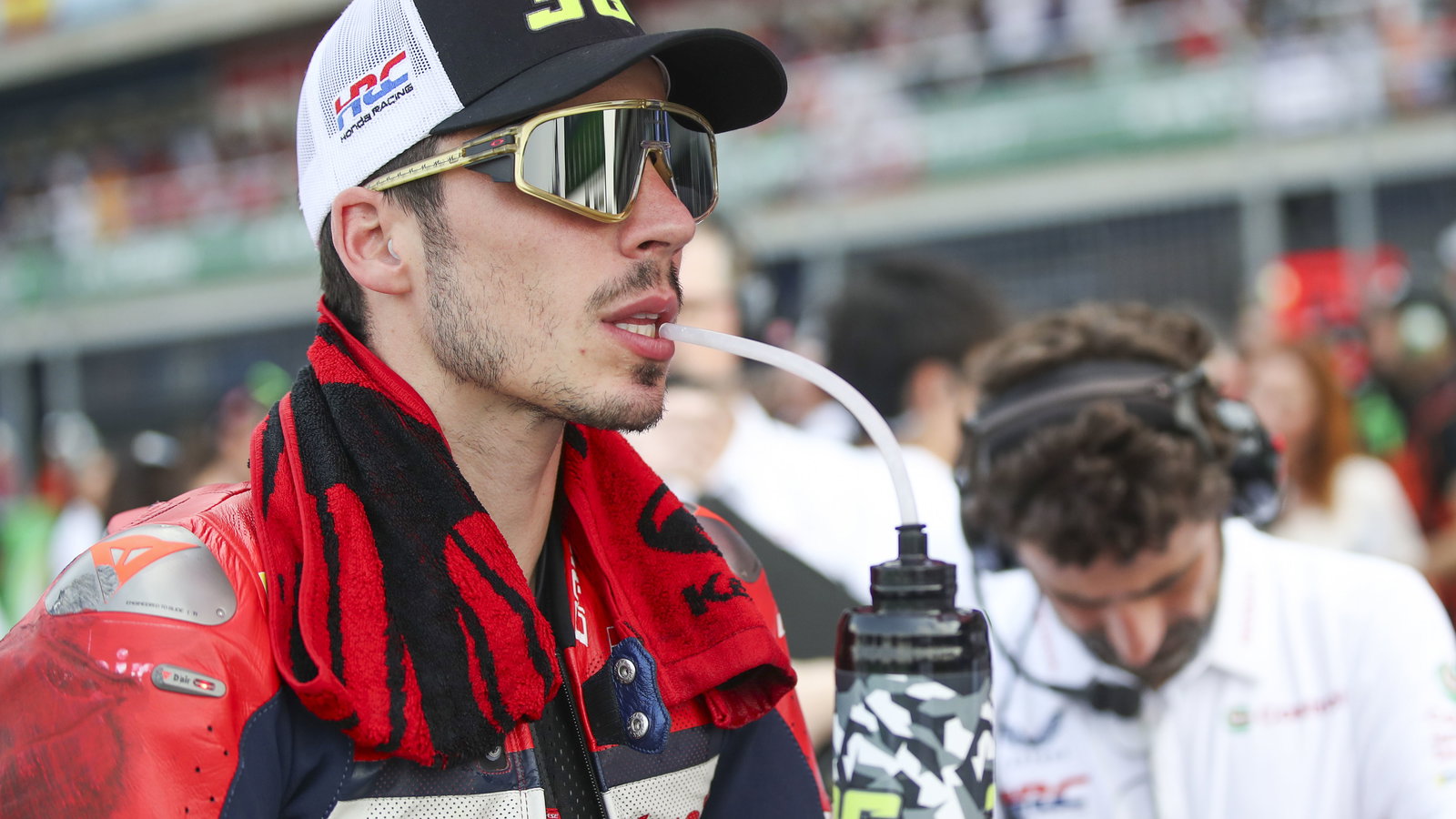 Joan Mir, 2025 MotoGP Thai Grand Prix, grid. Credit: Gold and Goose.