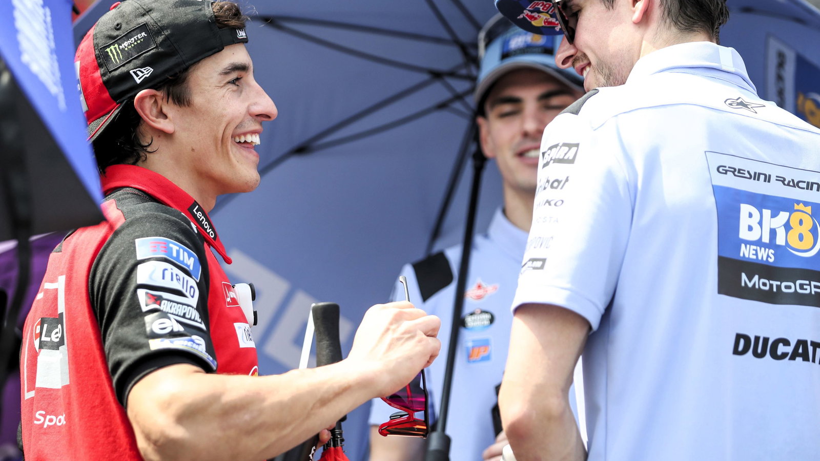 Marc Marquez, Alex Marquez, Fermin Aldeguer, 2025 Thai MotoGP