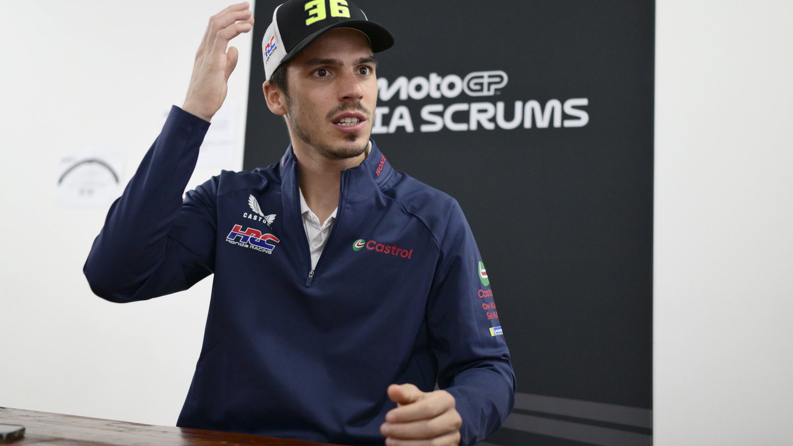 Joan Mir, 2025 MotoGP Argentinian Grand Prix, media debrief. Credit: Gold and Goose.