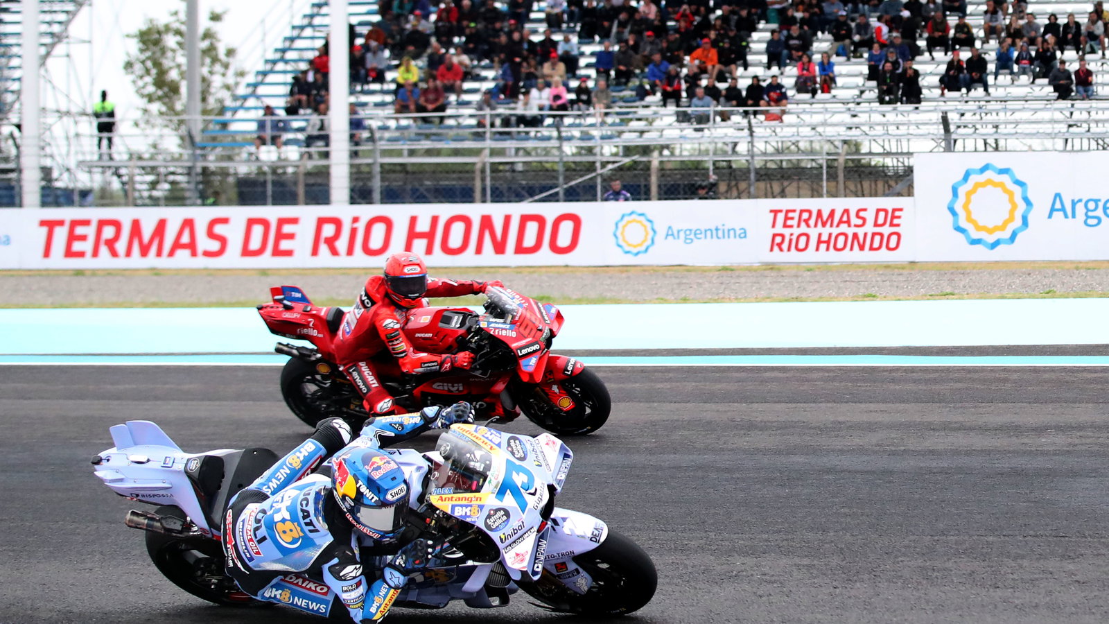 Alex Marquez, Marc Marquez, 2025 MotoGP Argentinian Grand Prix. Credit: Gold and Goose.