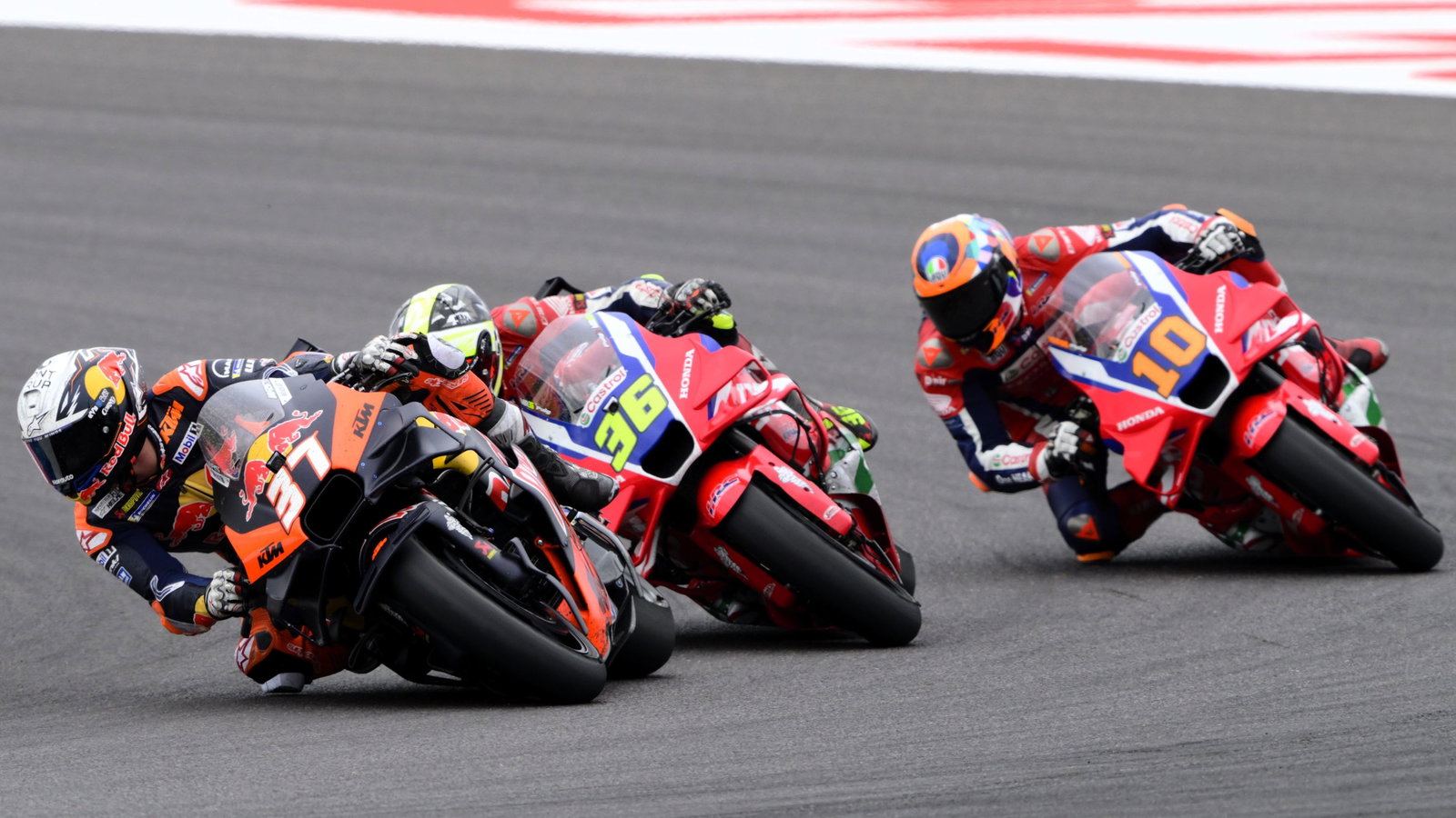 Acosta, Mir, Marini, 2025 Argentine MotoGP