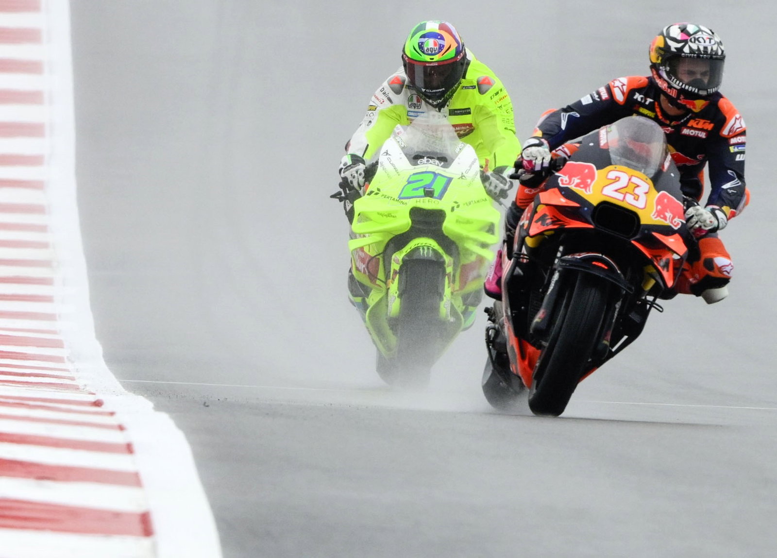 Bastianini, Morbidelli, 2025 Americas MotoGP at COTA