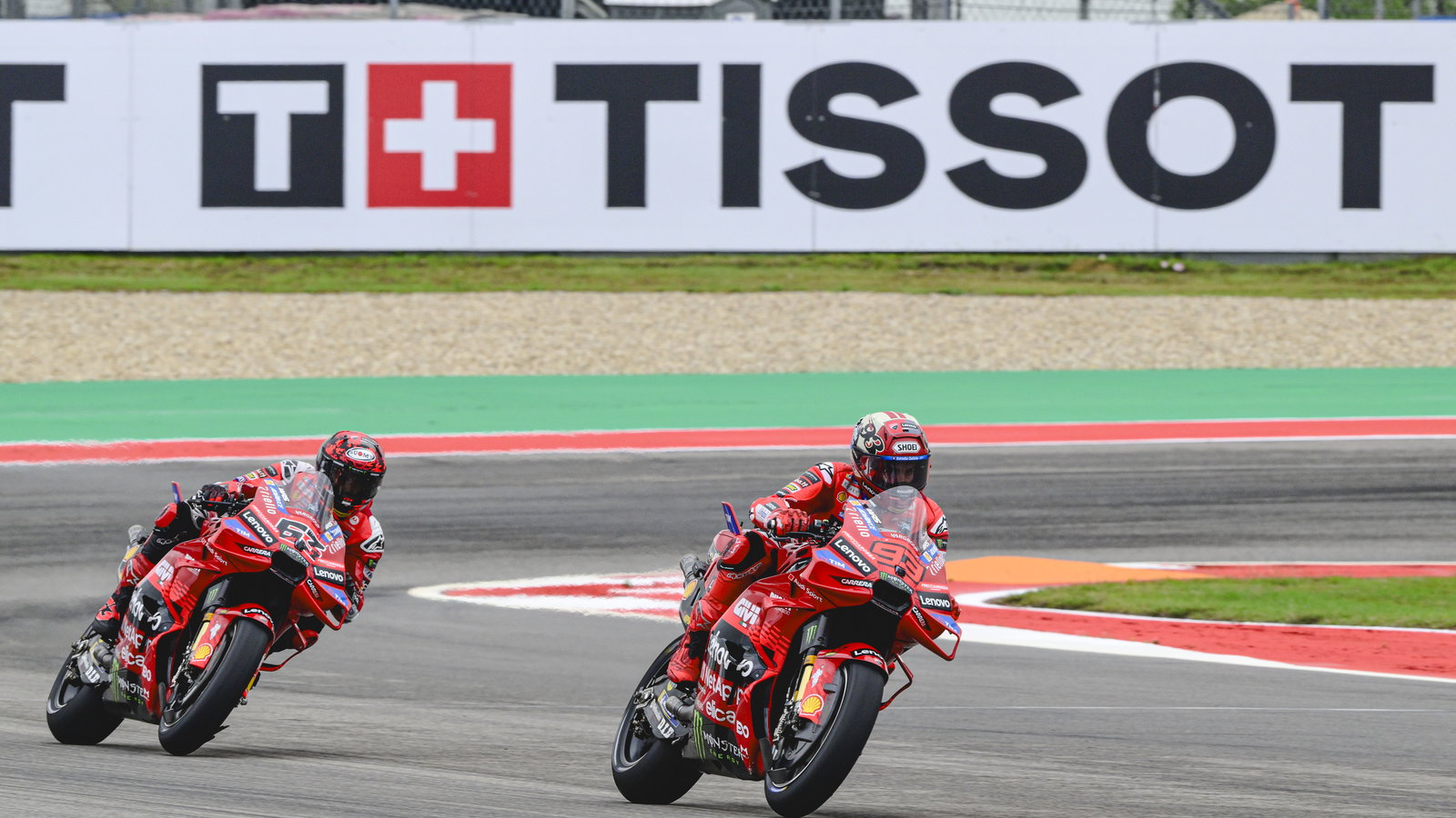 Marc Marquez, Pecco Bagnaia, 2025 Americas MotoGP