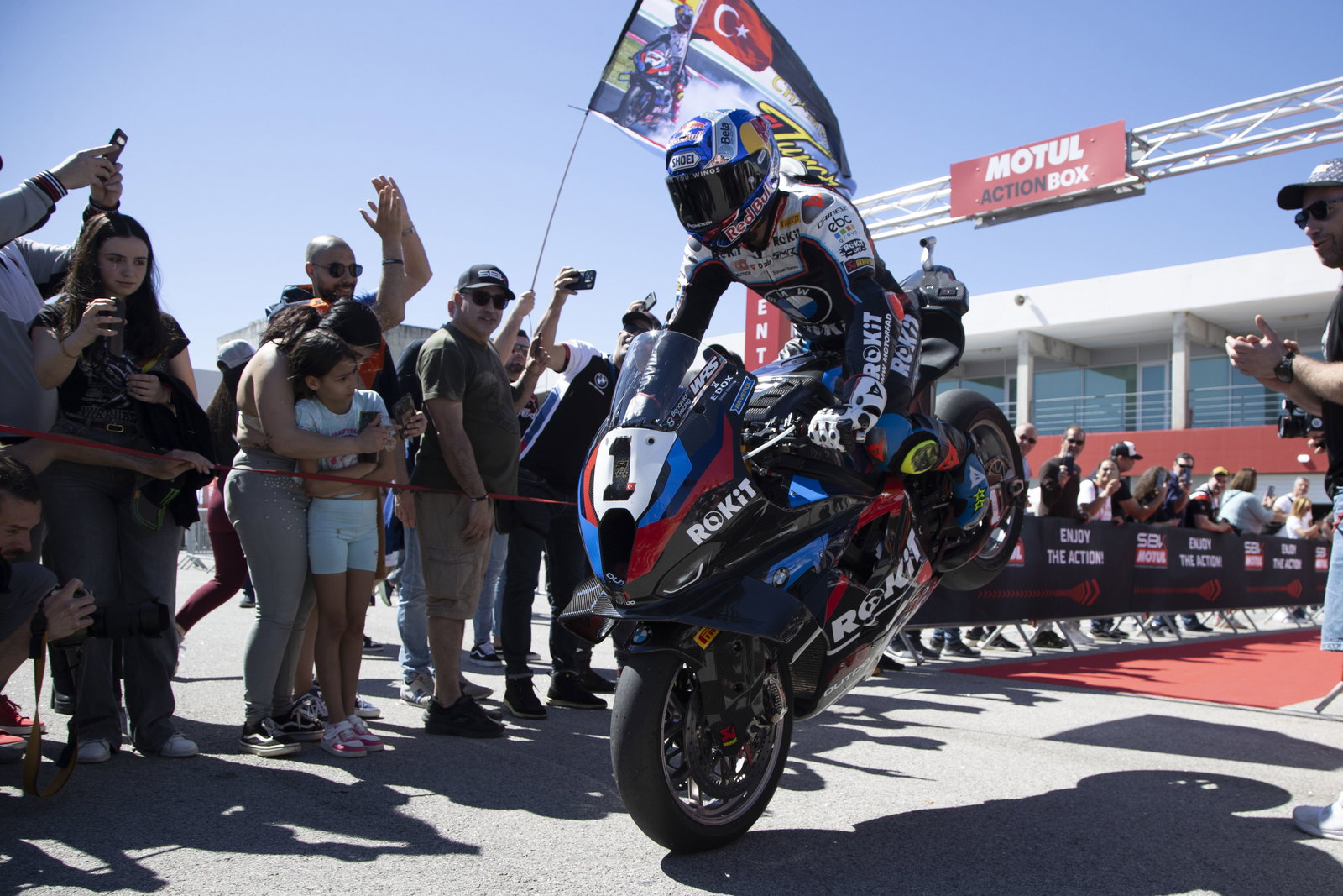 Toprak Razgatlioglu, 2025 Portuguese WorldSBK. Credit: Gold and Goose.