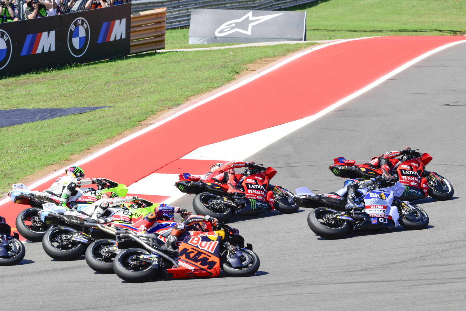 Francesco Bagnaia, Alex Marquez, Marc Marquez, 2025 Americas MotoGP Sprint