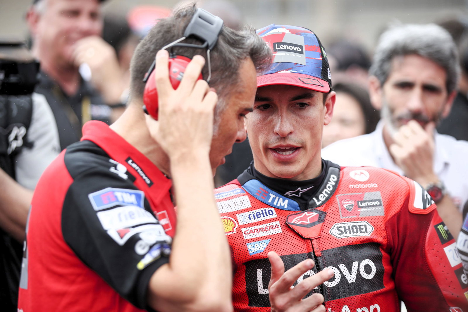 Marc Marquez, Marco Rigamonti, 2025 Americas MotoGP grid