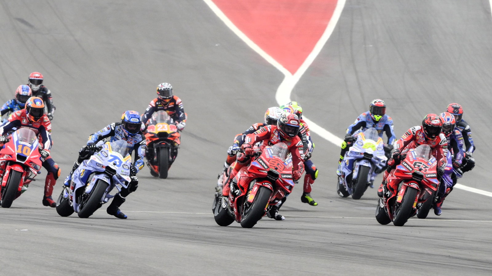 Start, 2025 Americas MotoGP at COTA