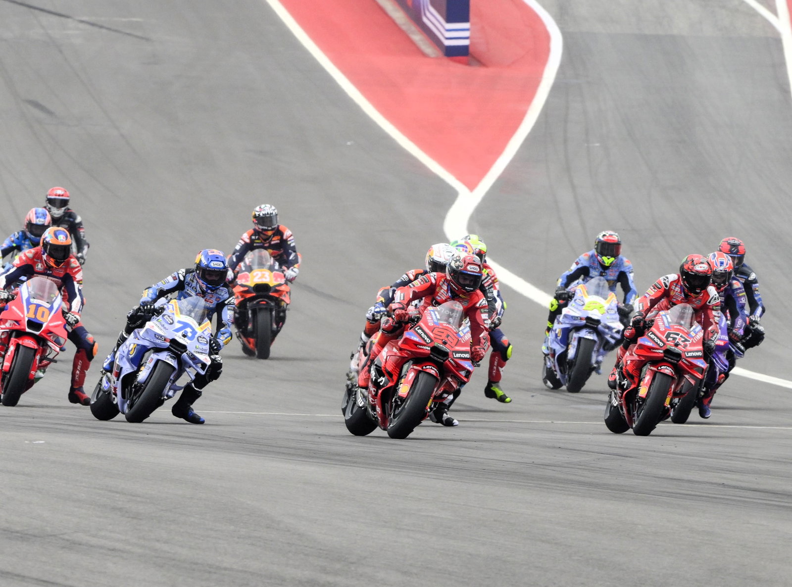 Start, 2025 Americas MotoGP at COTA