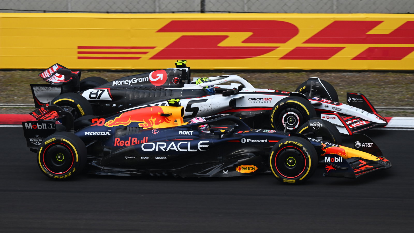 Liam Lawson battles Ollie Bearman 