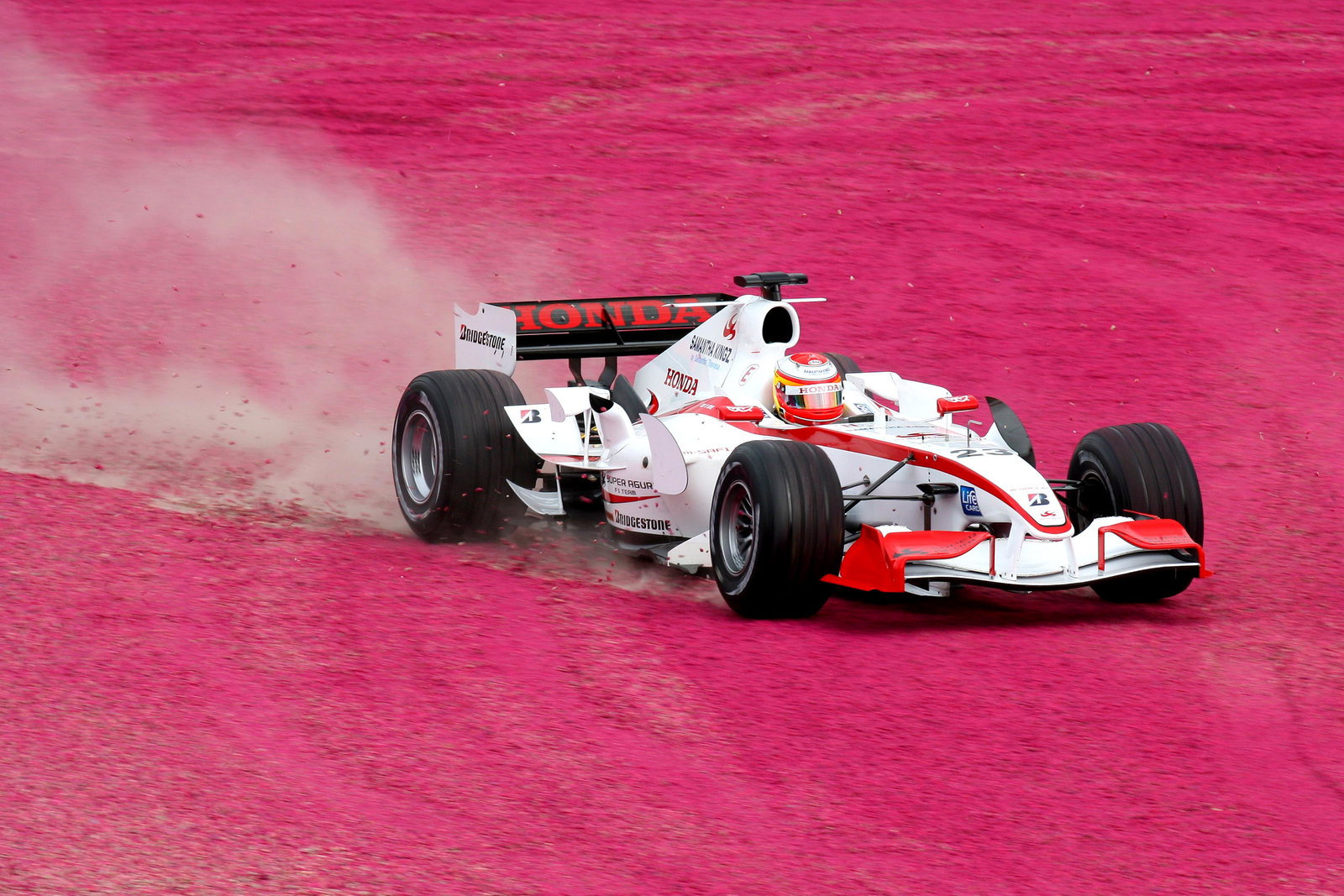 Yuki Ide spent more time off track than on it 