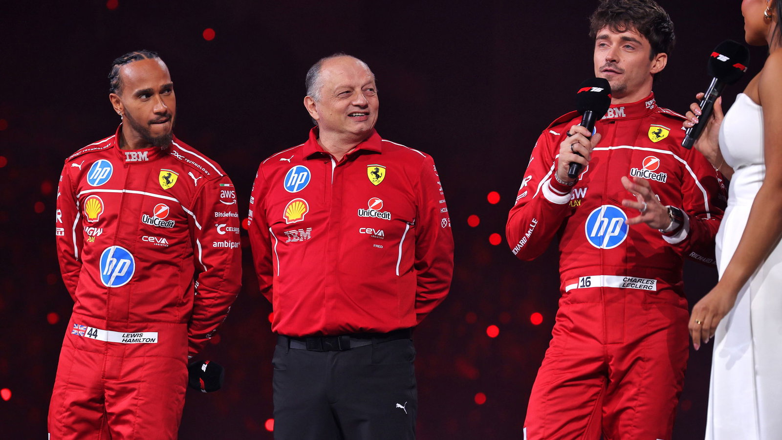Charles Leclerc & Lewis Hamilton