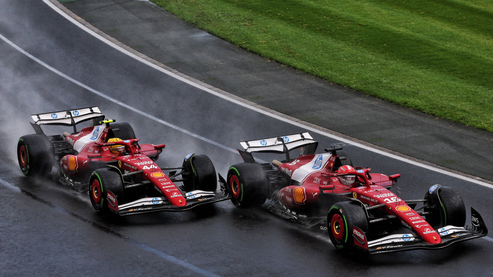 Ferrari were left to regret a strategy gamble which backfired