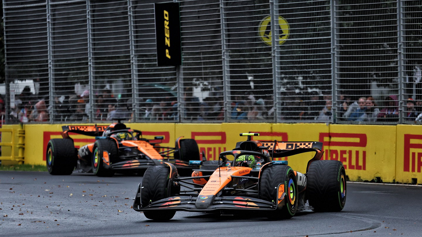 Lando Norris and Oscar Piastri