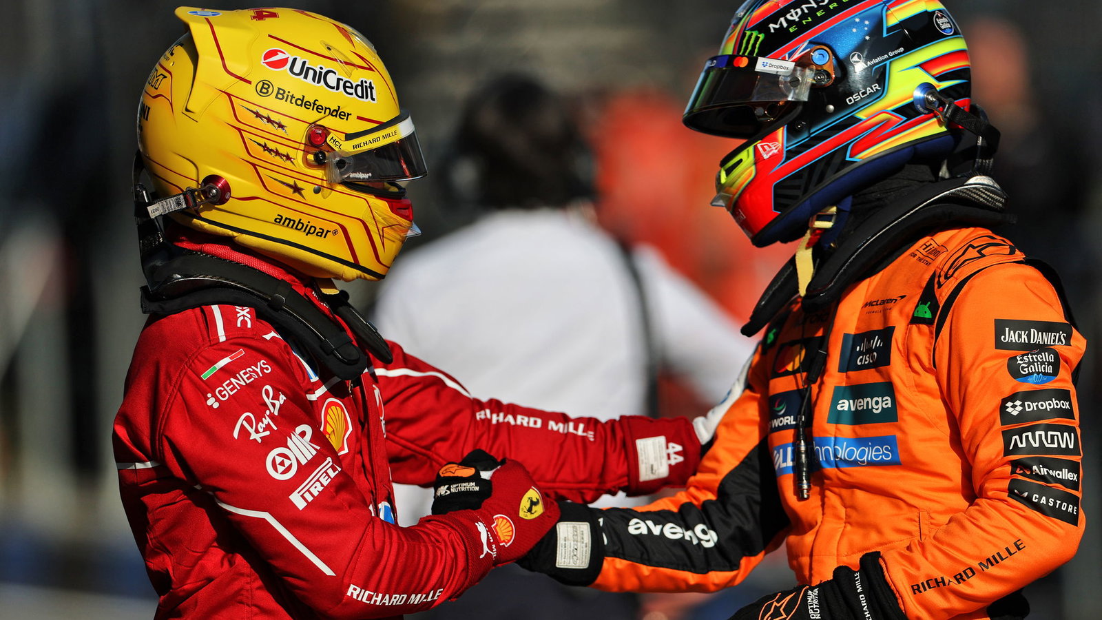 Lewis Hamilton, Oscar Piastri