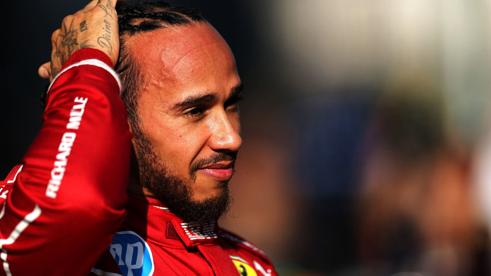 Lewis Hamilton was left in shock after securing his first Ferrari pole