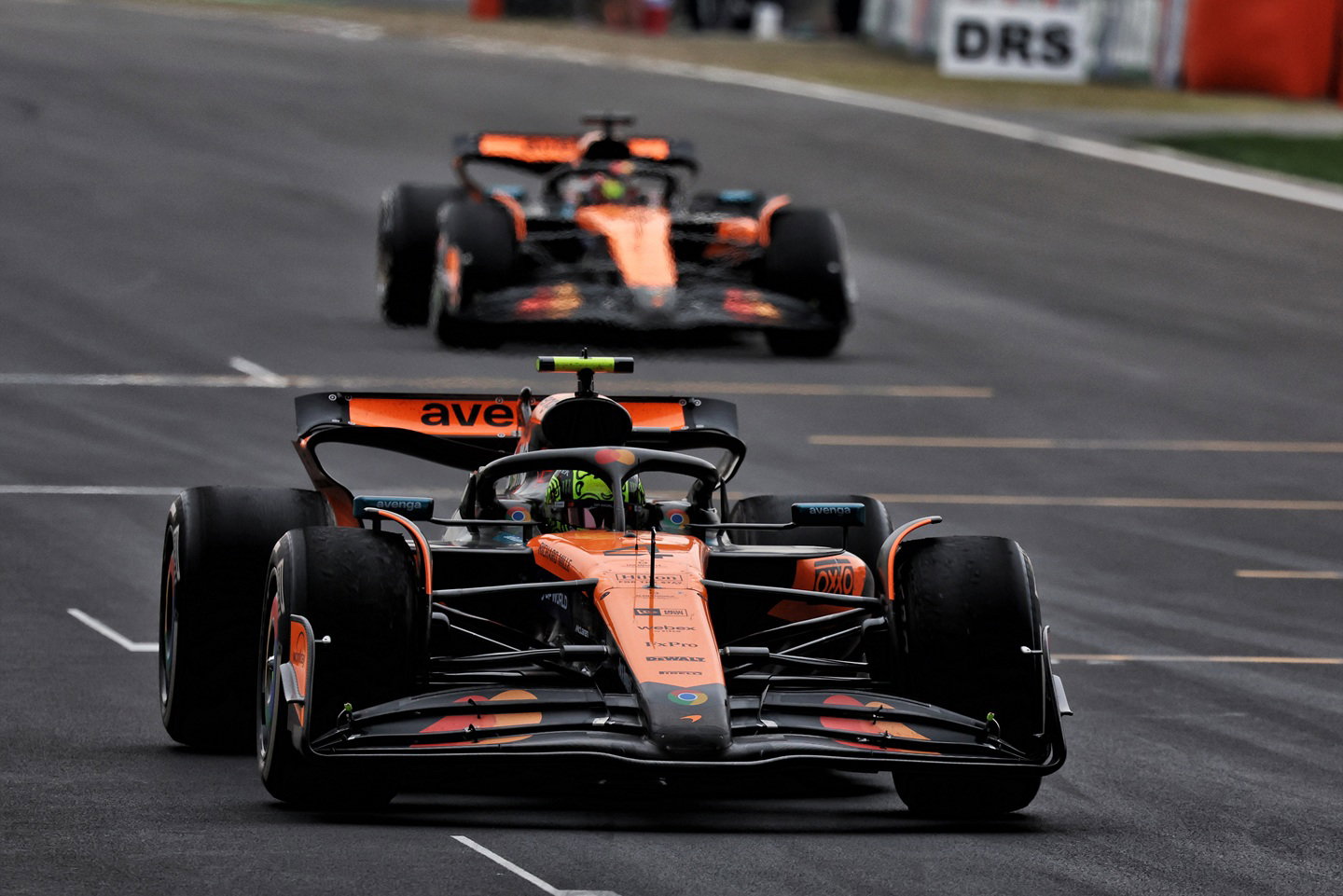 Lando Norris and Oscar Piastri