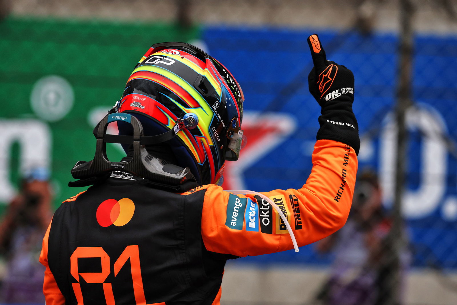 Oscar Piastri claimed his first win of 2025