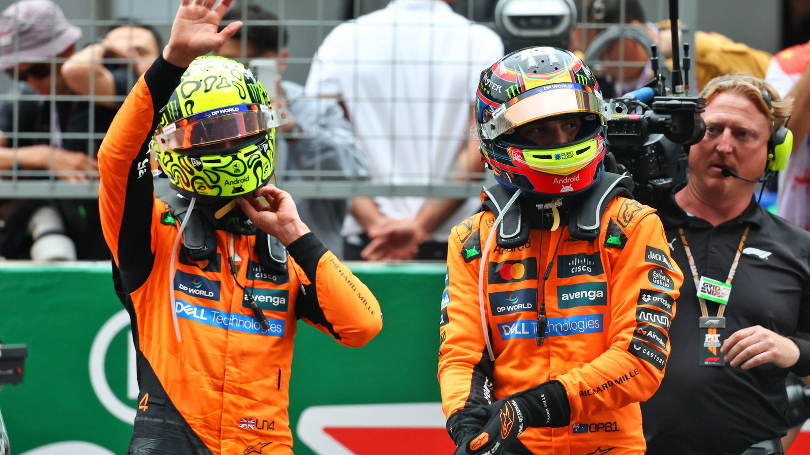 Oscar Piastri and Lando Norris