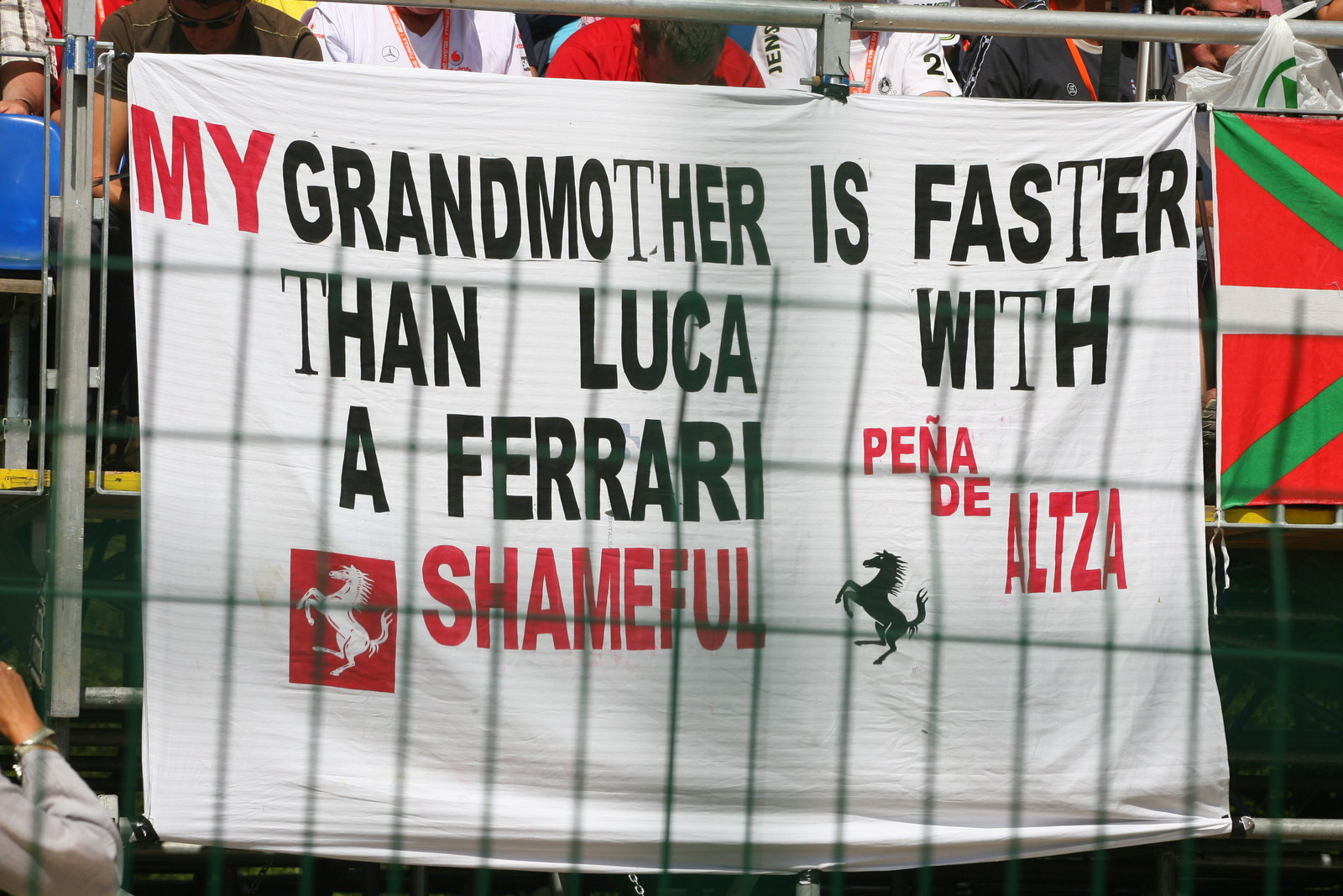 Luca Badoer was mocked for his performances at Ferrari 