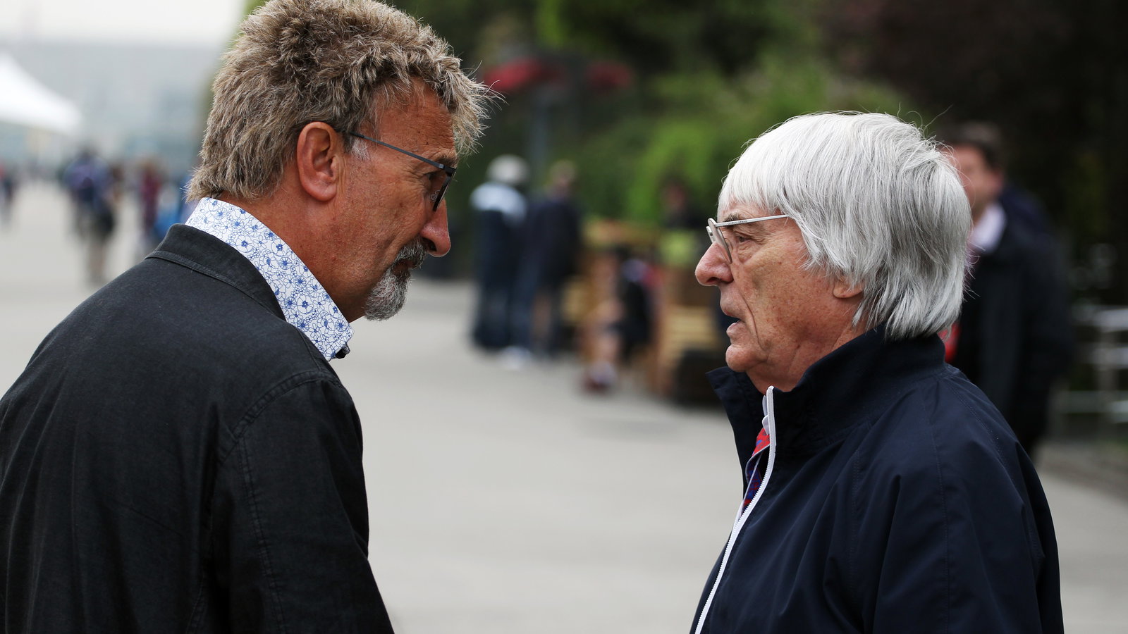 Eddie Jordan and Bernie Ecclestone