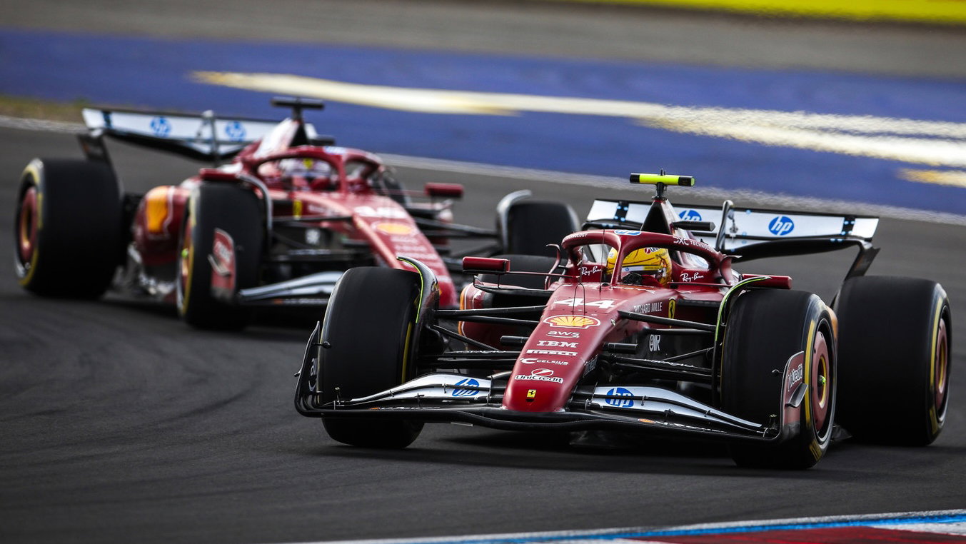 Lewis Hamilton and Charles Leclerc