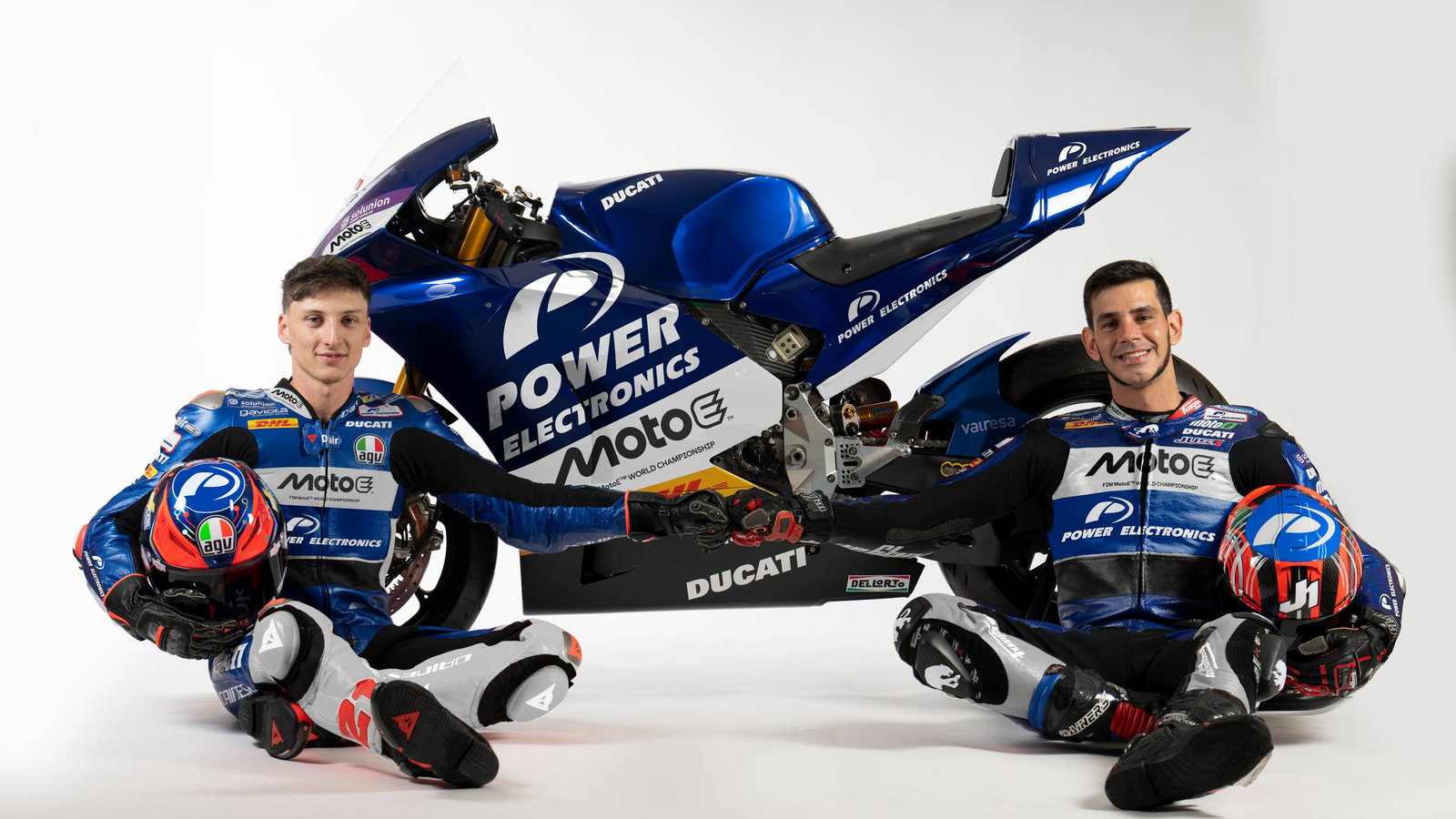 Kevin Zannoni, Jordi Torres, Aspar MotoE team launch, 2025. Credit: Gold and Goose.