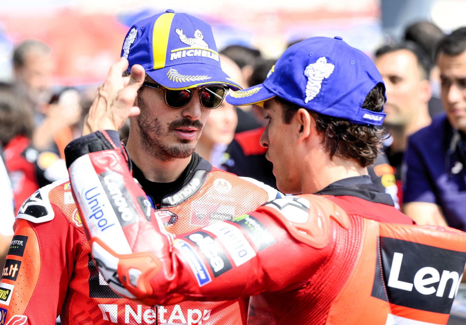 Marc Marquez, Francesco Bagnaia, 2025 Spanish MotoGP qualifying