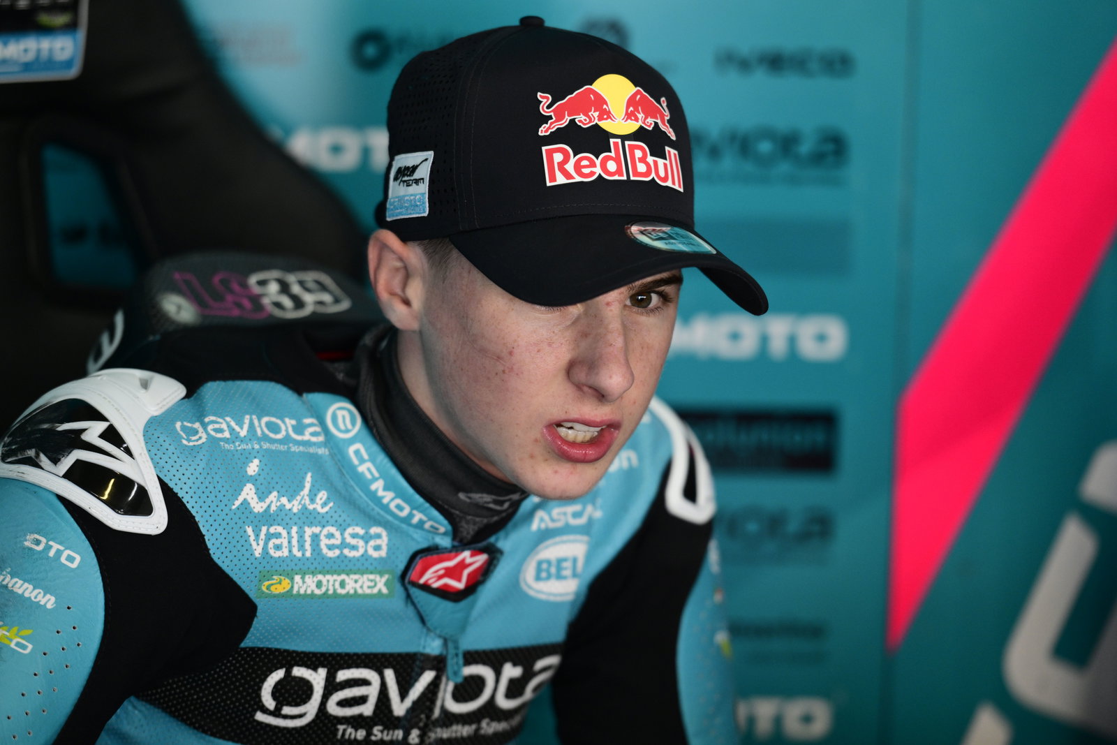 Max Quiles, 2025 Moto3 Jerez Test, pit box. Credit: Gold and Goose.