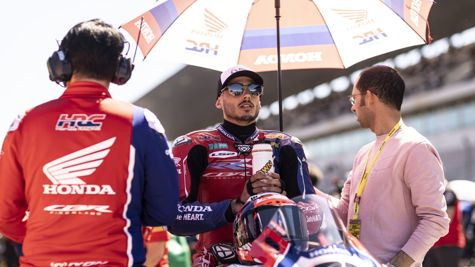 Xavi Vierge, 2025 Portuguese WorldSBK, grid. Credit: Gold and Goose.