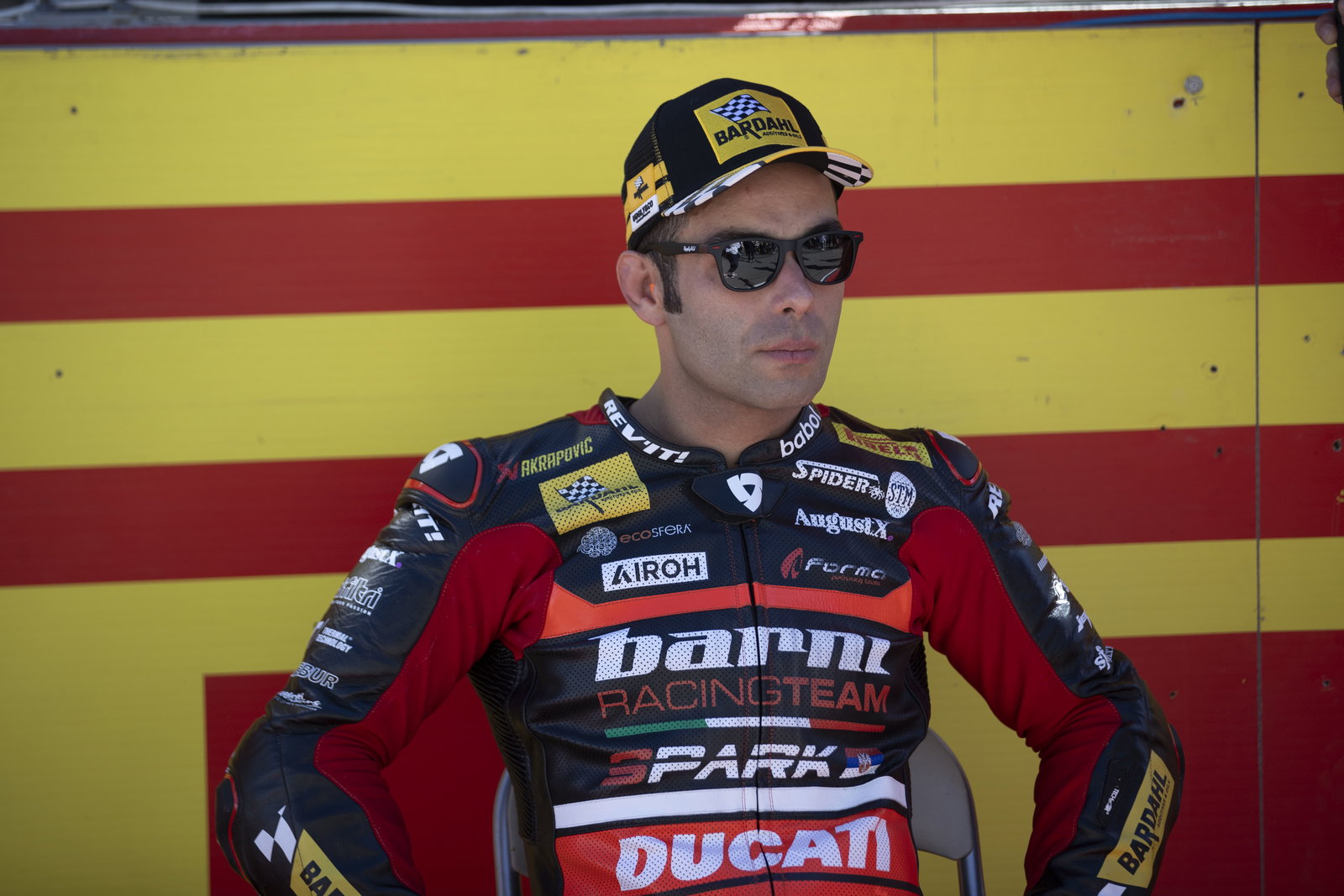 Danilo Petrucci, 2025 Portuguese WorldSBK, grid. Credit: Gold and Goose.