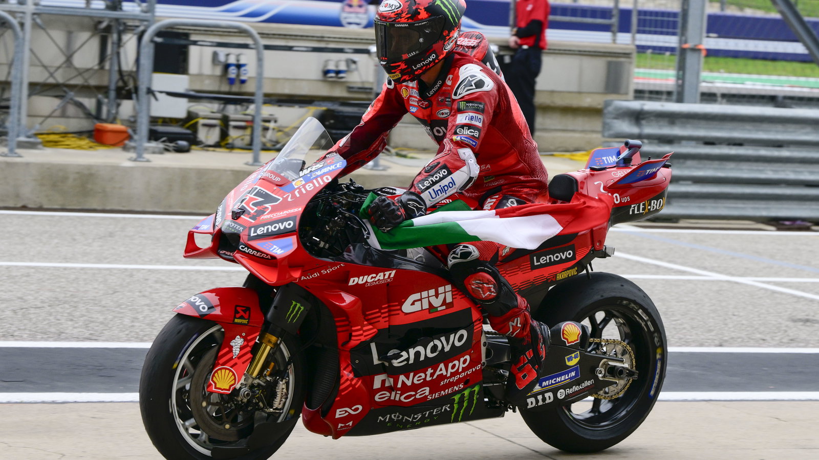 Pecco Bagnaia, Ducati Corse, 2025 Americas MotoGP