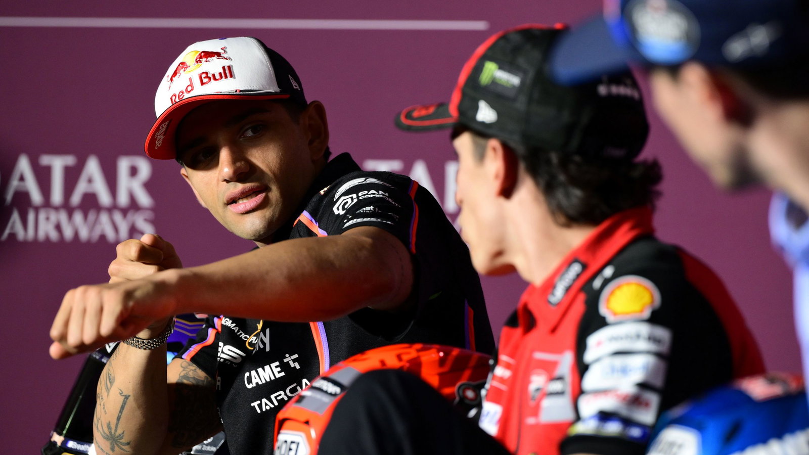 Jorge Martin, Marc Marquez, Alex Marquez, 2025 Qatar MotoGP