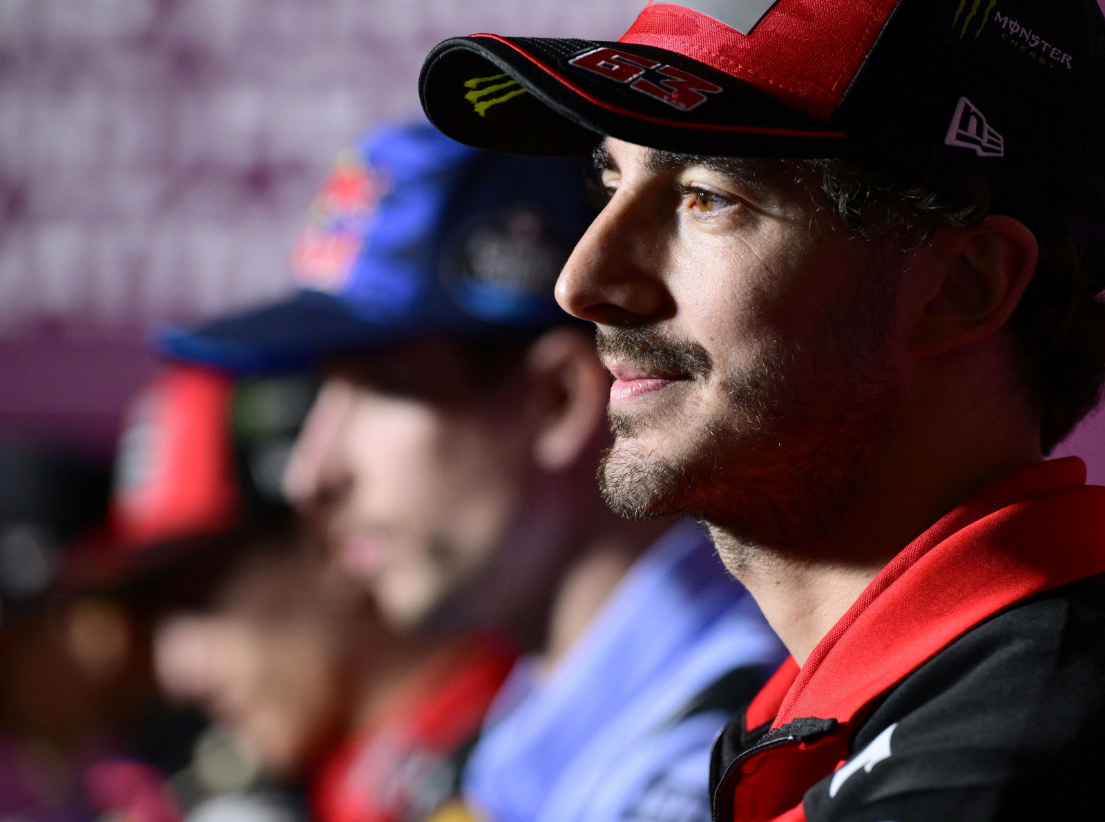 Bagnaia, Alex Marquez, Marc Marquez, 2025 Qatar MotoGP