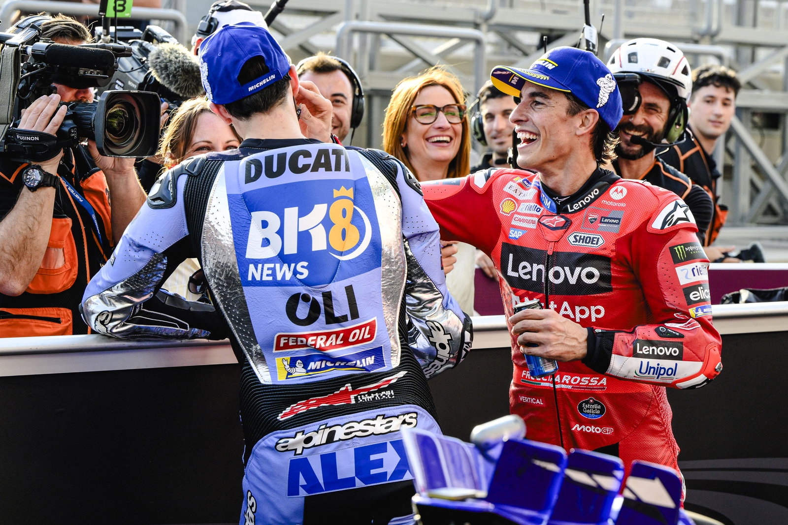 Marc Marquez, Alex Marquez, 2025 Qatar MotoGP