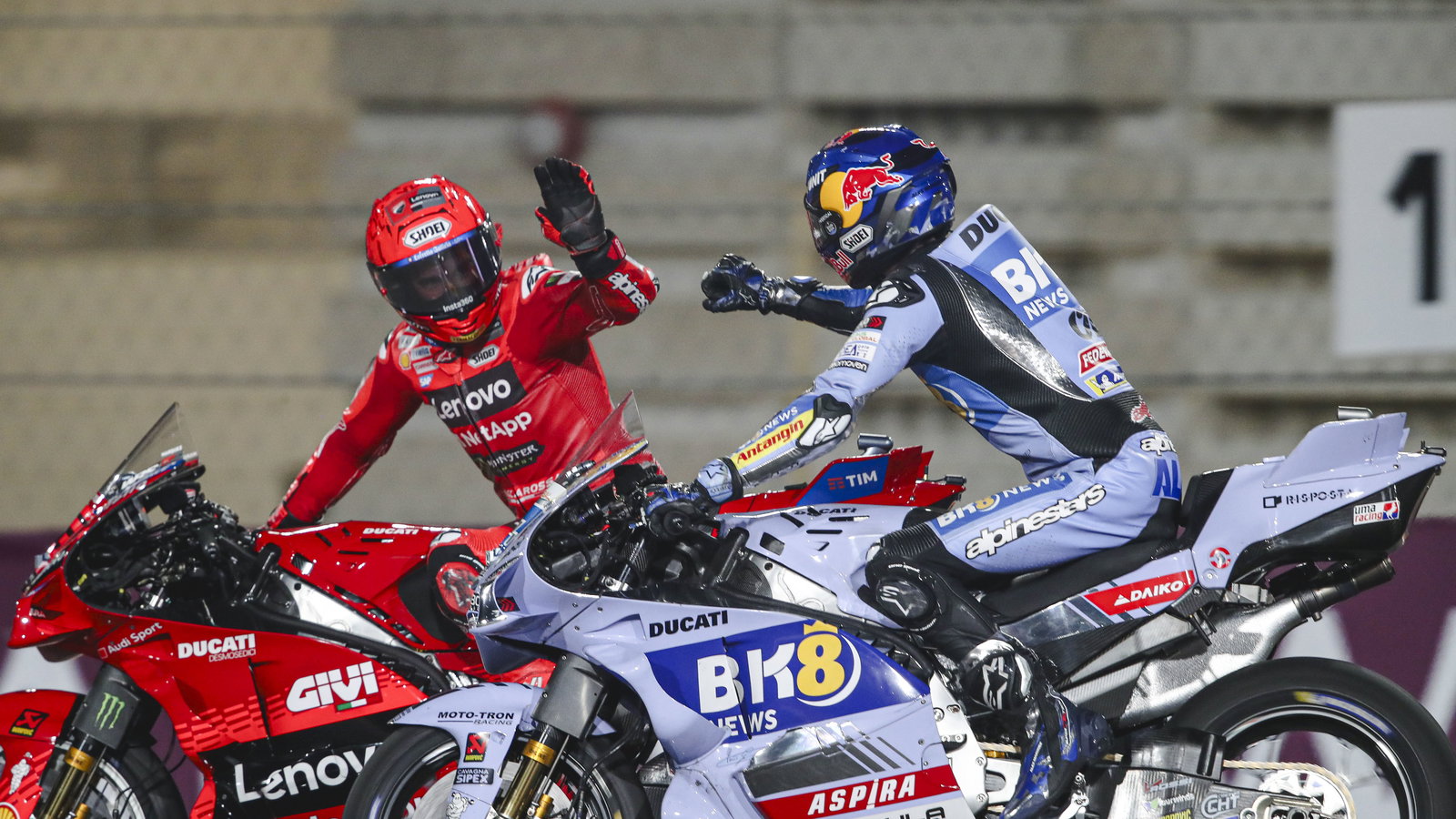 Marc Marquez, Ducati Corse, 2025 Qatar MotoGP